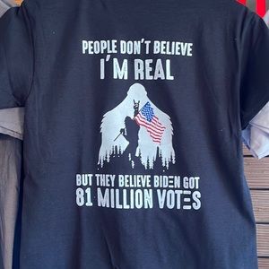 People don’t believe I’m real what they believe Biden got 81,000,000 votes